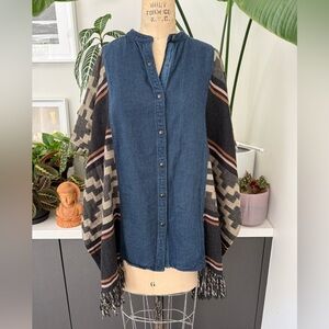 Scotch & Soda Teal Button-Up Shirt